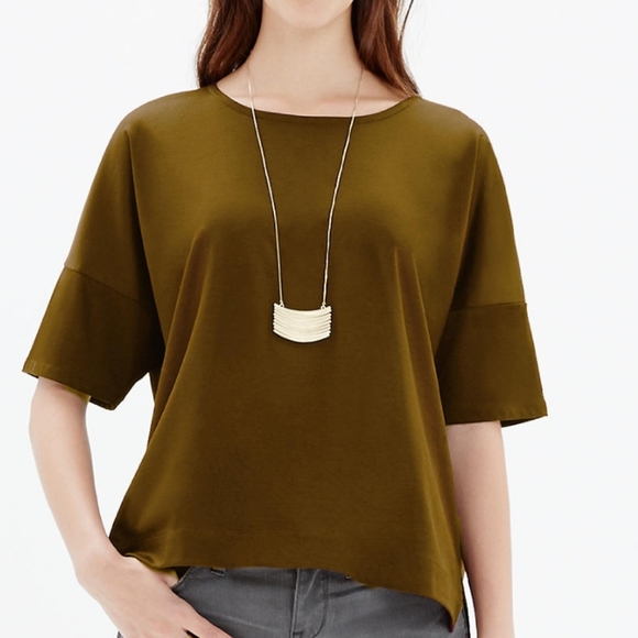 Madewell Night Shift blouse color Fog Size Small - Picture 3 of 10